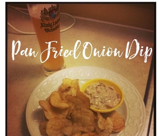 Pan Fried Onion Dip