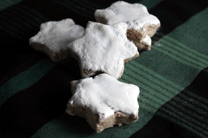 Zimtsterne (German Cinnamon Star Cookies)