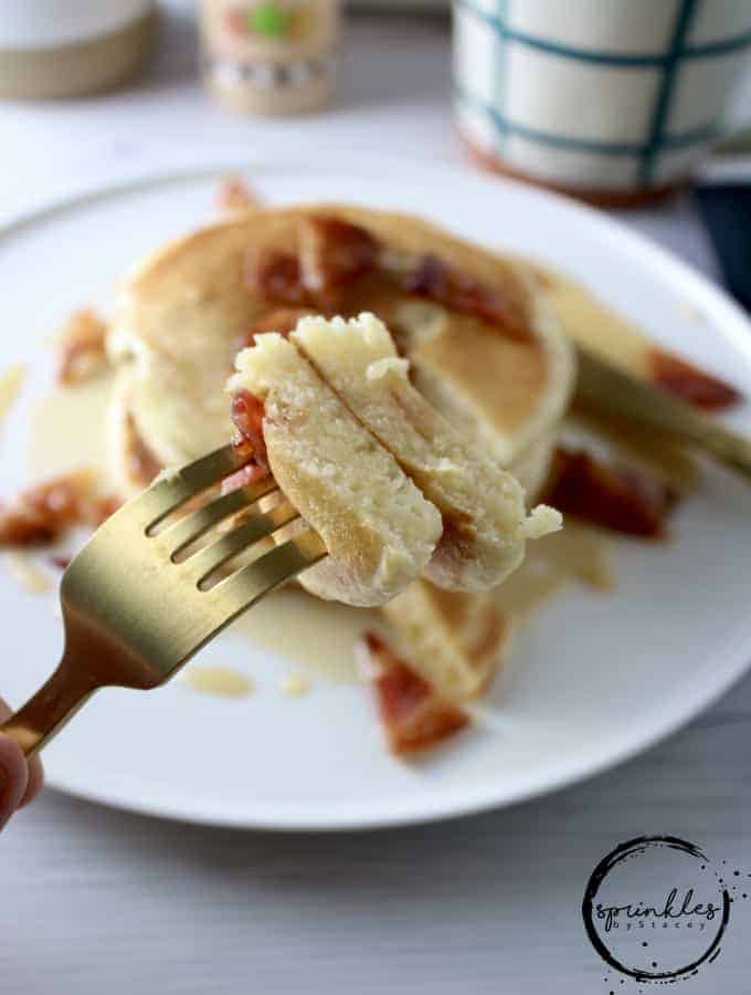 maple bacon pancakes